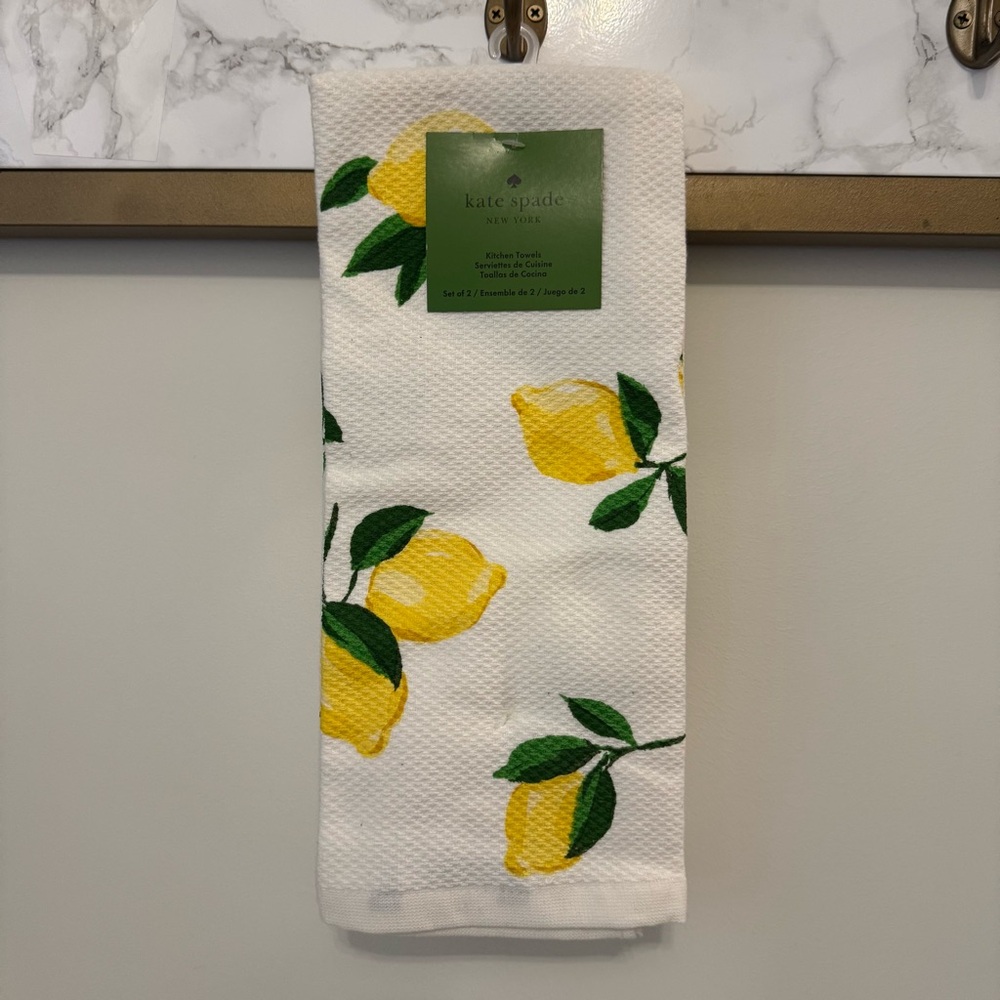 Kate Spade Make Lemonade Kitchen Towels